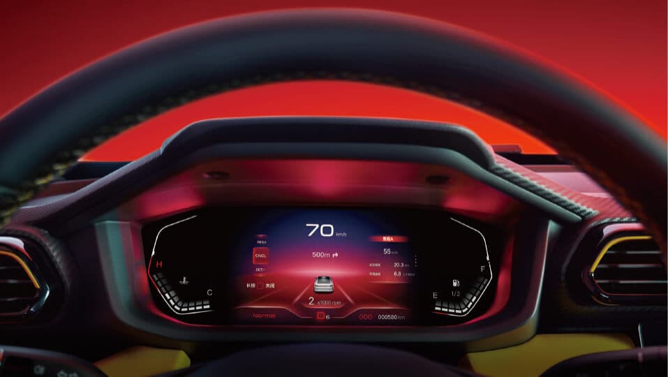 Dongfeng Shine — combiné numérique et poste de conduite